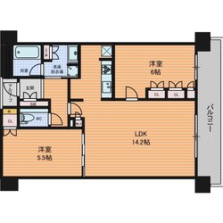 ザ・パークハウス中之島タワーの物件間取画像